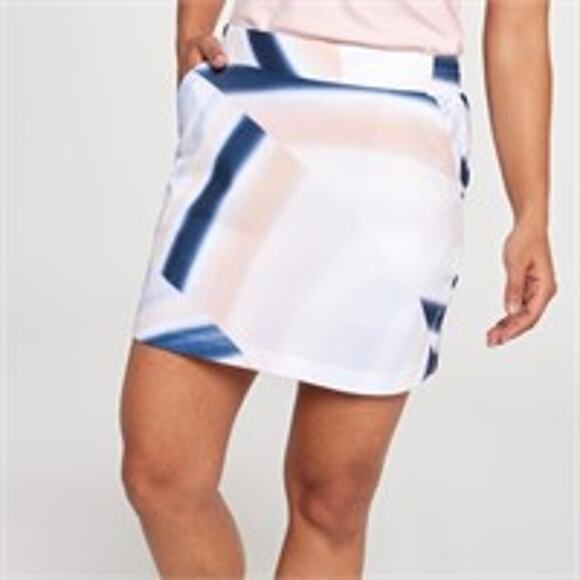 NWT CALIA Women's 16 Birdie Golf Skort Sediment Stripe Medium - Picture 1 of 1